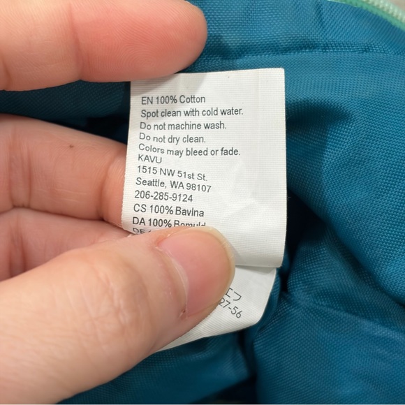 Kavu Crossbody Bag Adjustable Strap Colorful Medium Size Boho Country Coastal - Picture 12 of 15